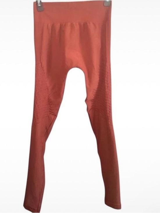 Nikibiki Pants - Stretch Leggings - Rust Orange Cream Turquoise